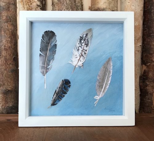 Paper Cut Feathers
