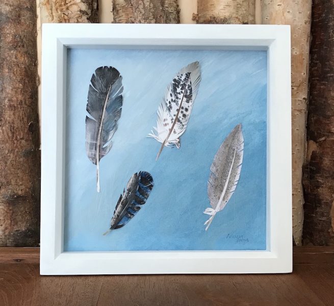 Paper Cut Feathers